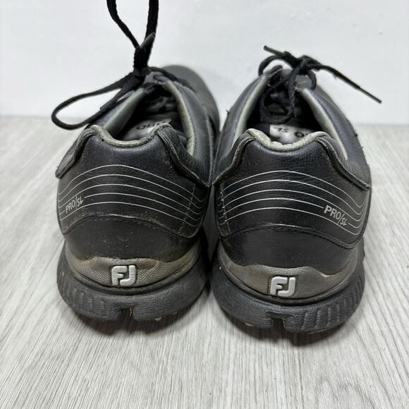 FootJoy Men's Pro SL Golf Shoes Spikeless Black 53273 Size 8.5 M Used - Picture 4 of 11